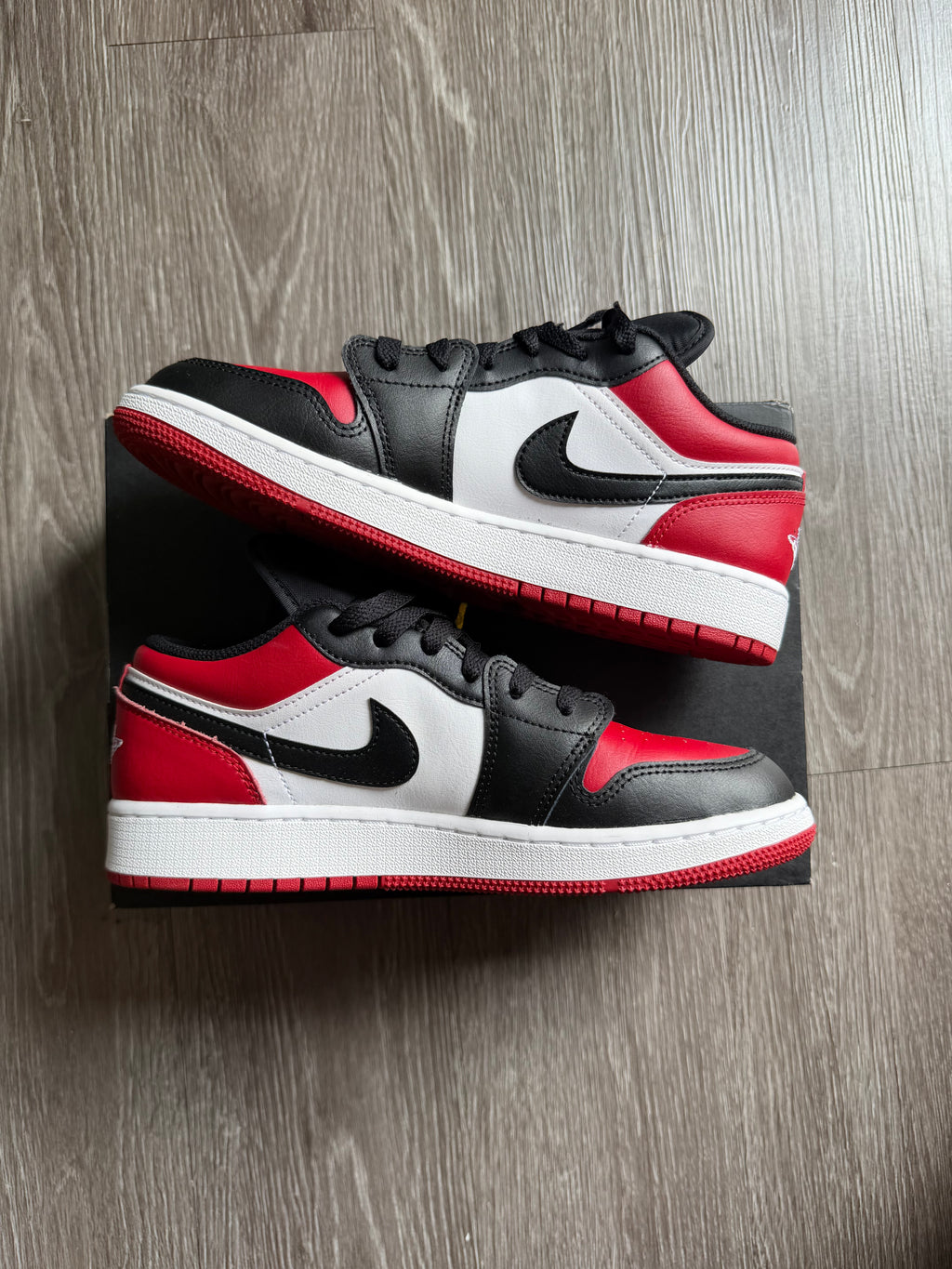Jordan 1 Retro Low “Bred Toe”