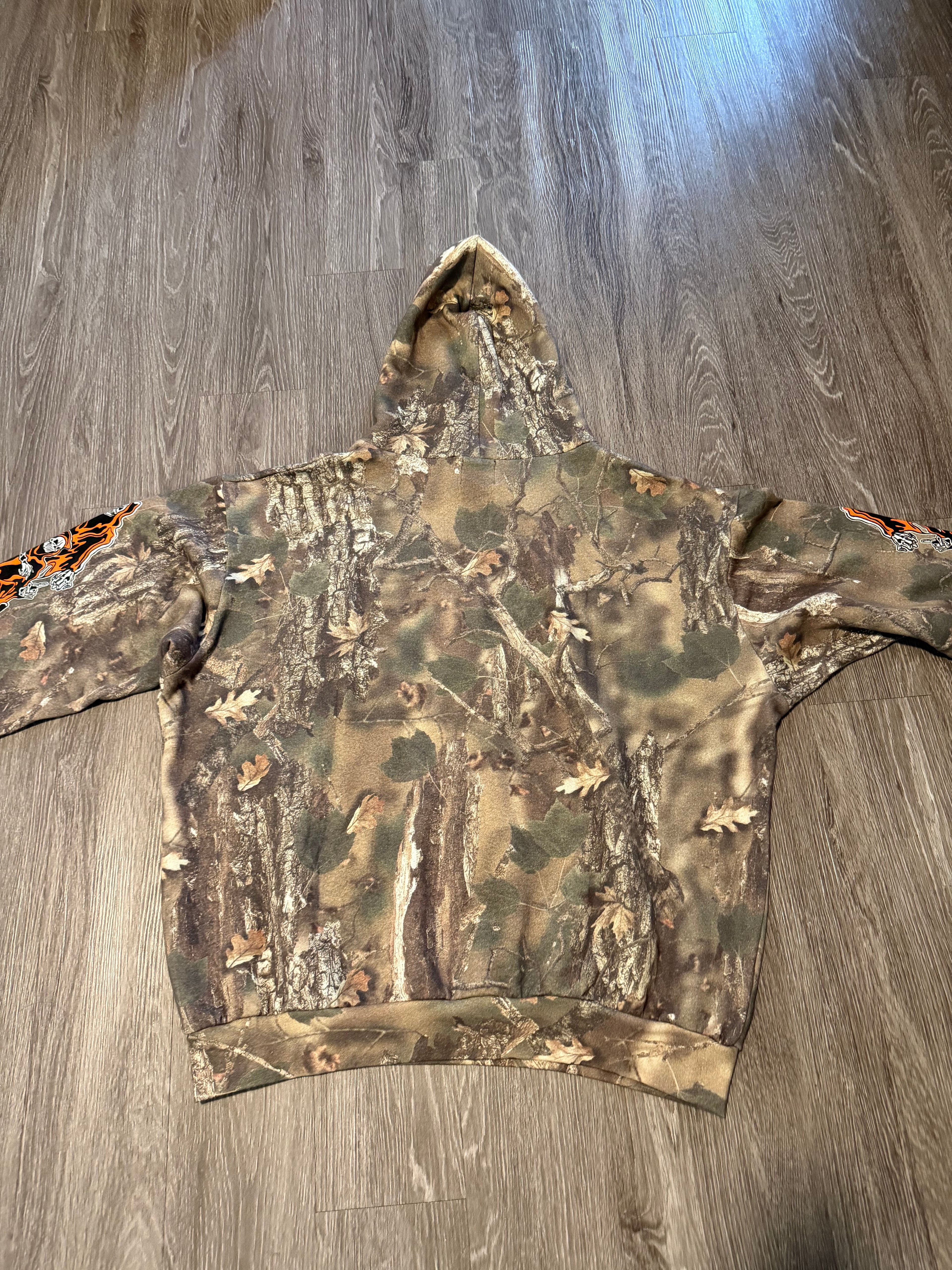 Three Reapers Fleece Hoodie “Faded Desert Camo”
