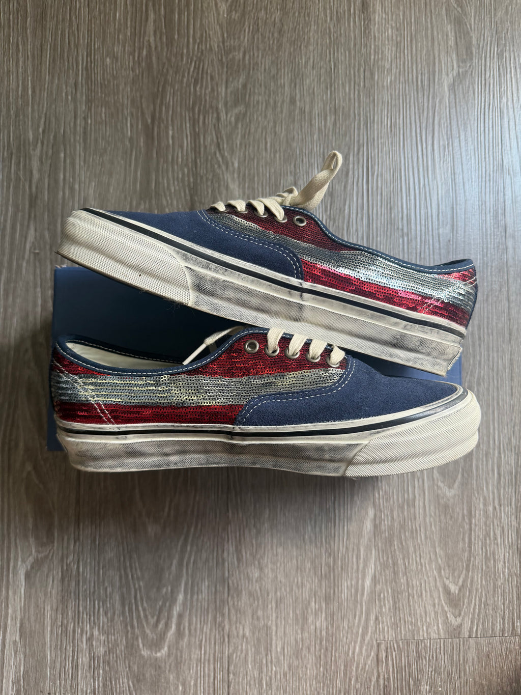 Vans Premium Authentic “La Habana Red Navy