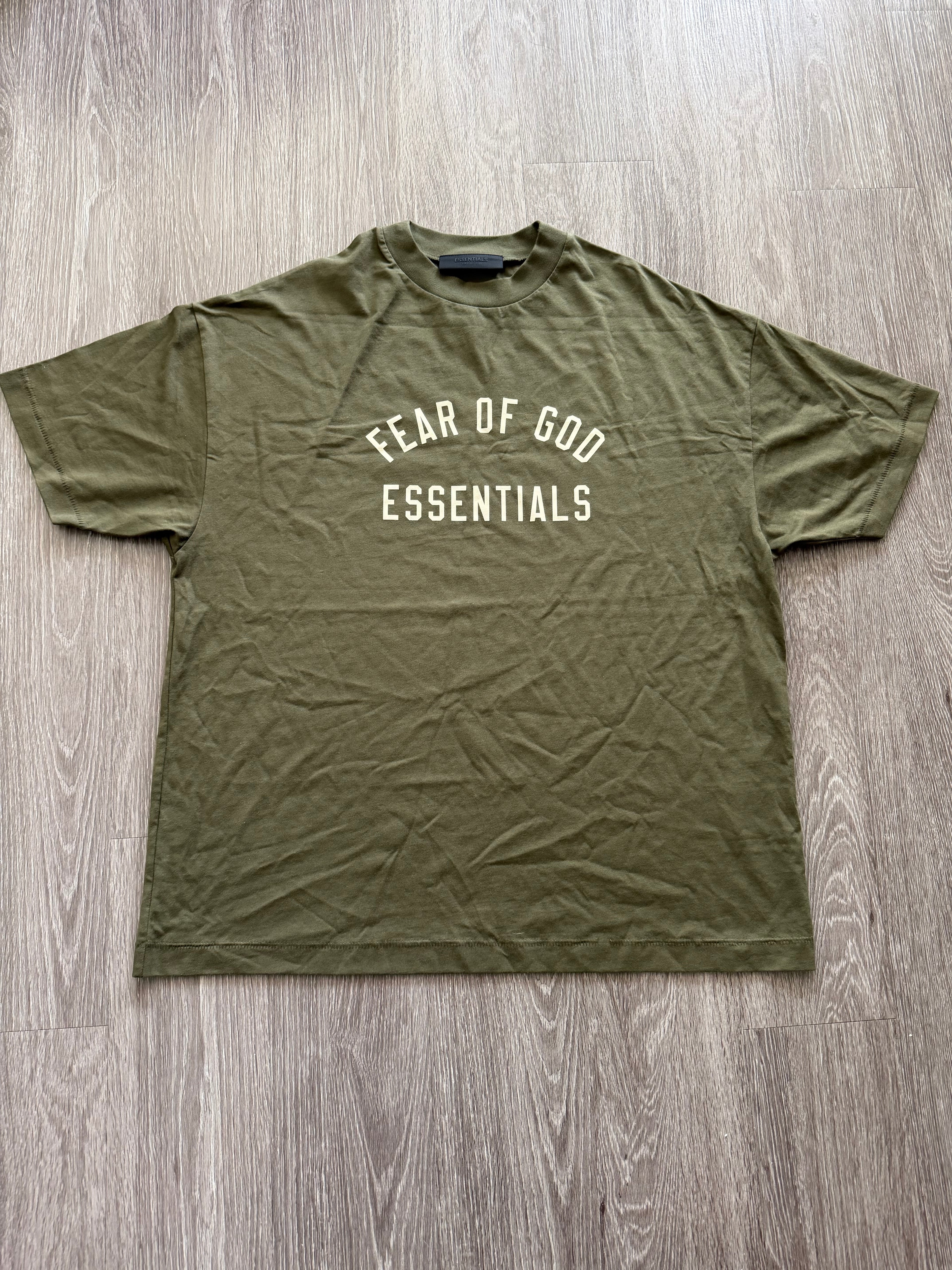 Fear of God Essentials Tee “Olive”