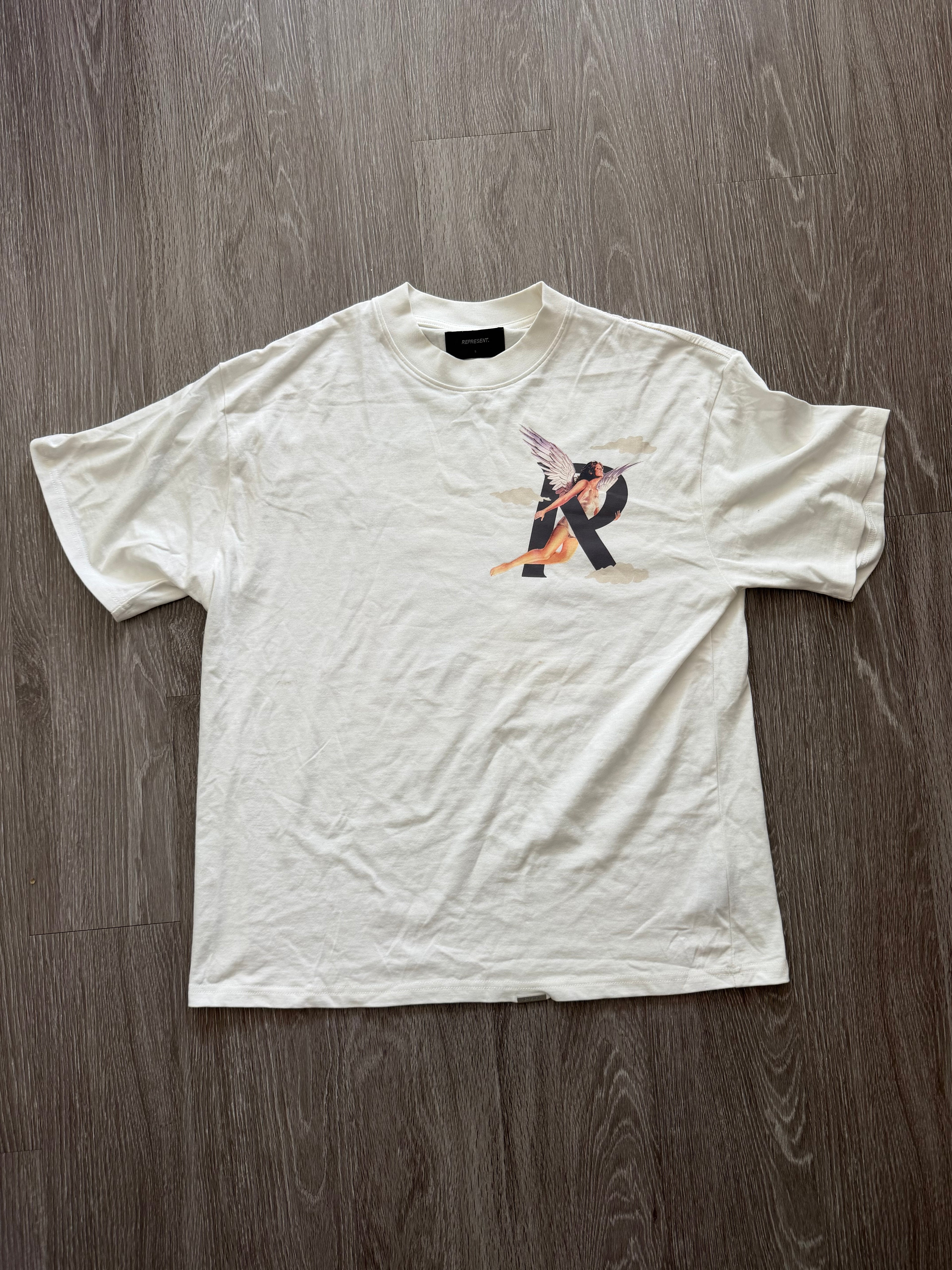 Flat While Represents Storms in Heaven Tee