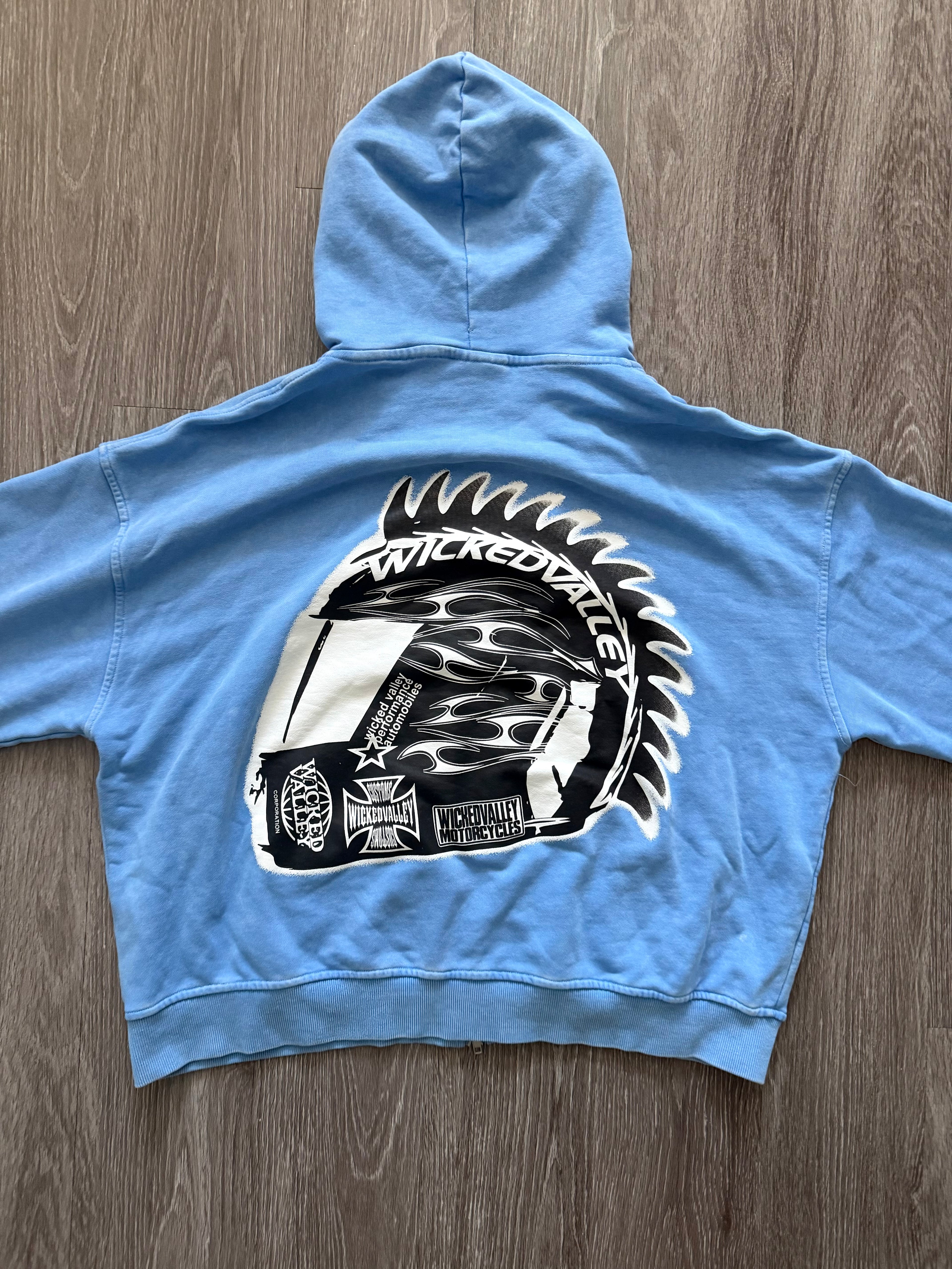 Wicked Valley USA Valley Mist Moto Zipup