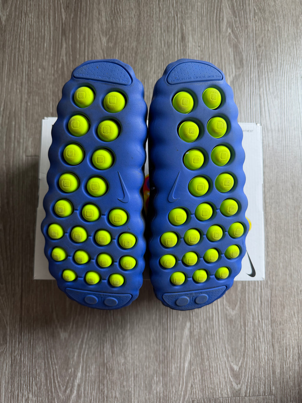 Nike Mind 001 Flyknit Slide “Hyper Royal Black”