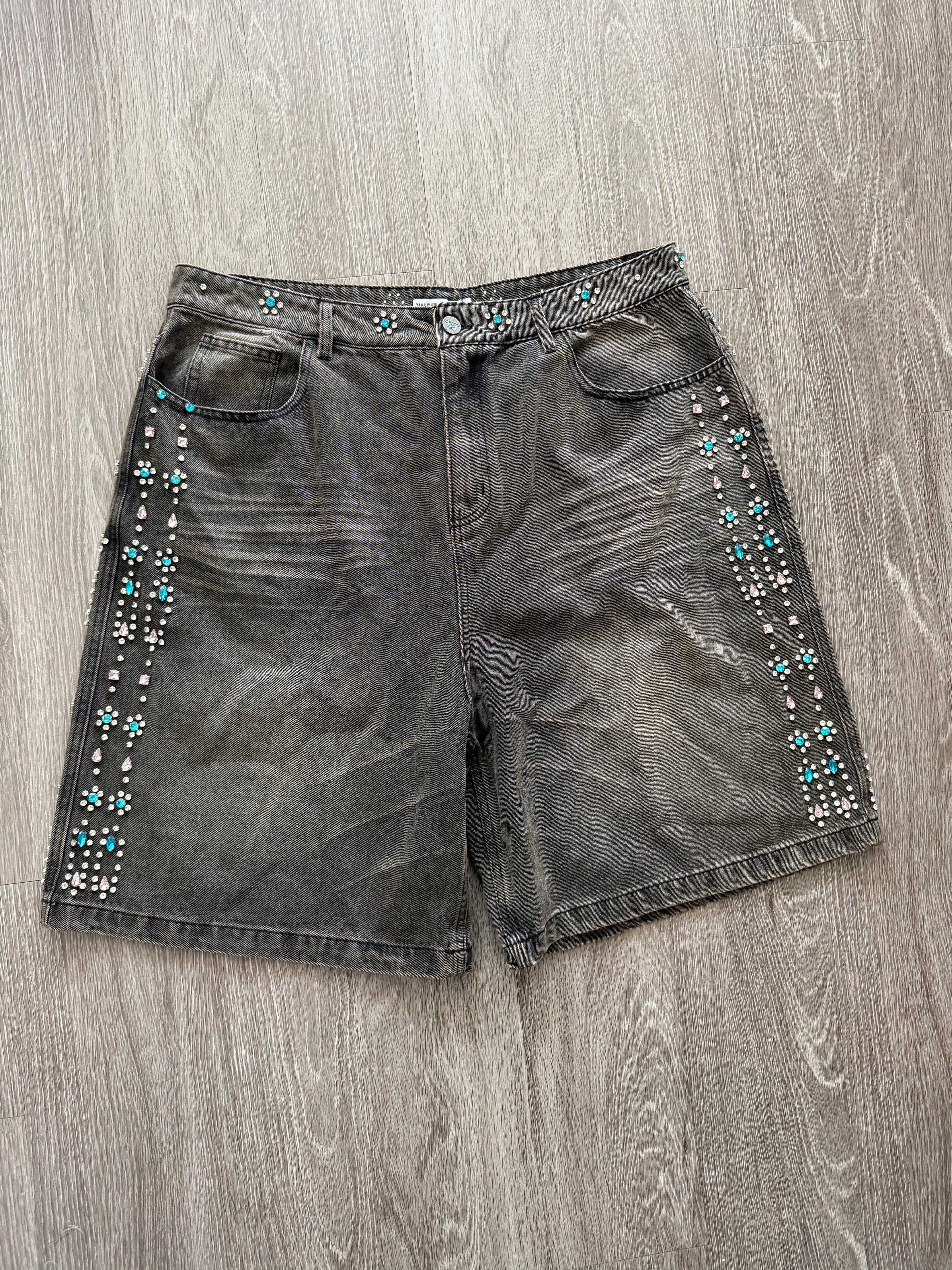 Vale Forever Candy Jorts “Black”