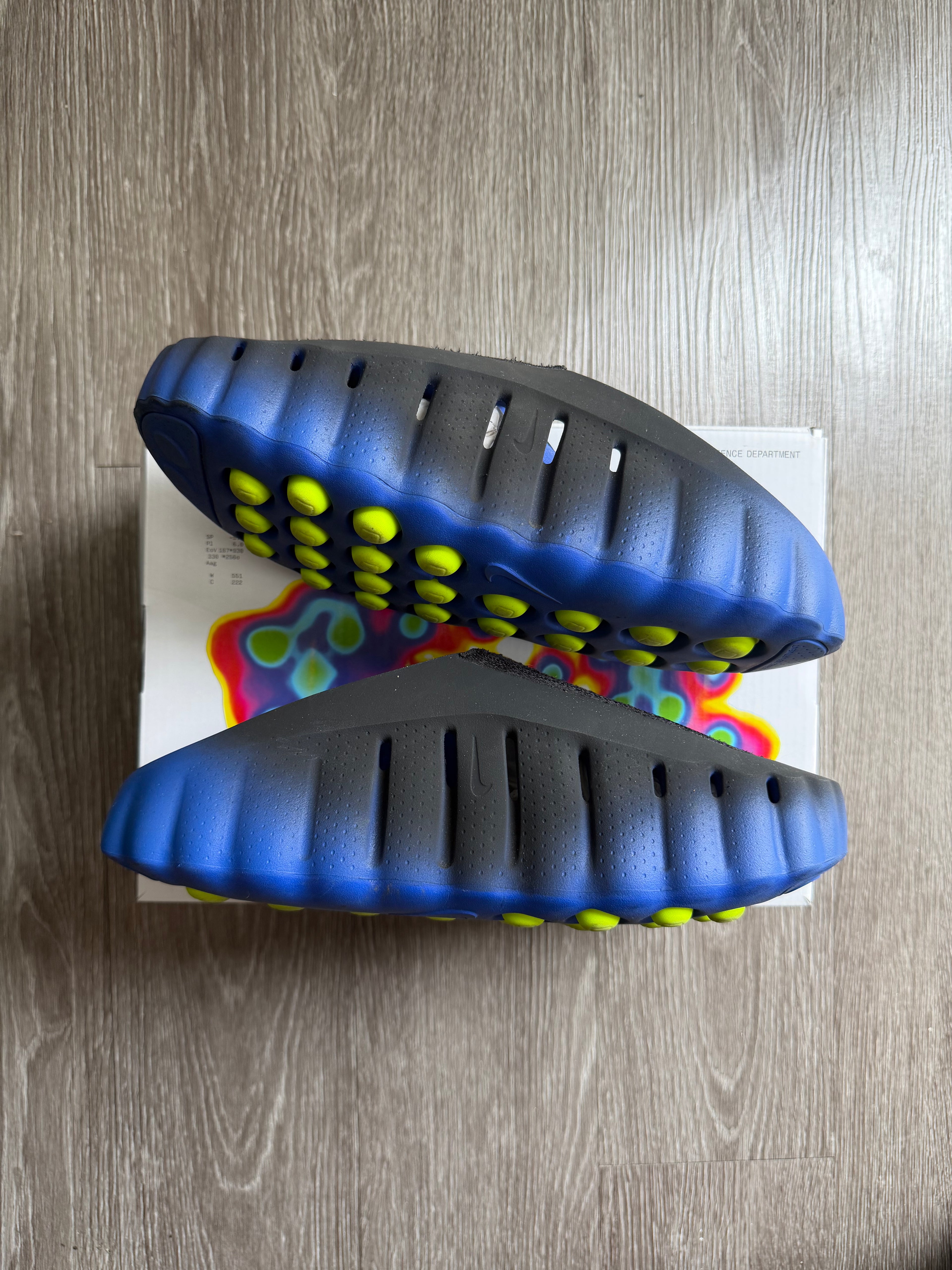 Nike Mind 001 Flyknit Slide “Hyper Royal Black”