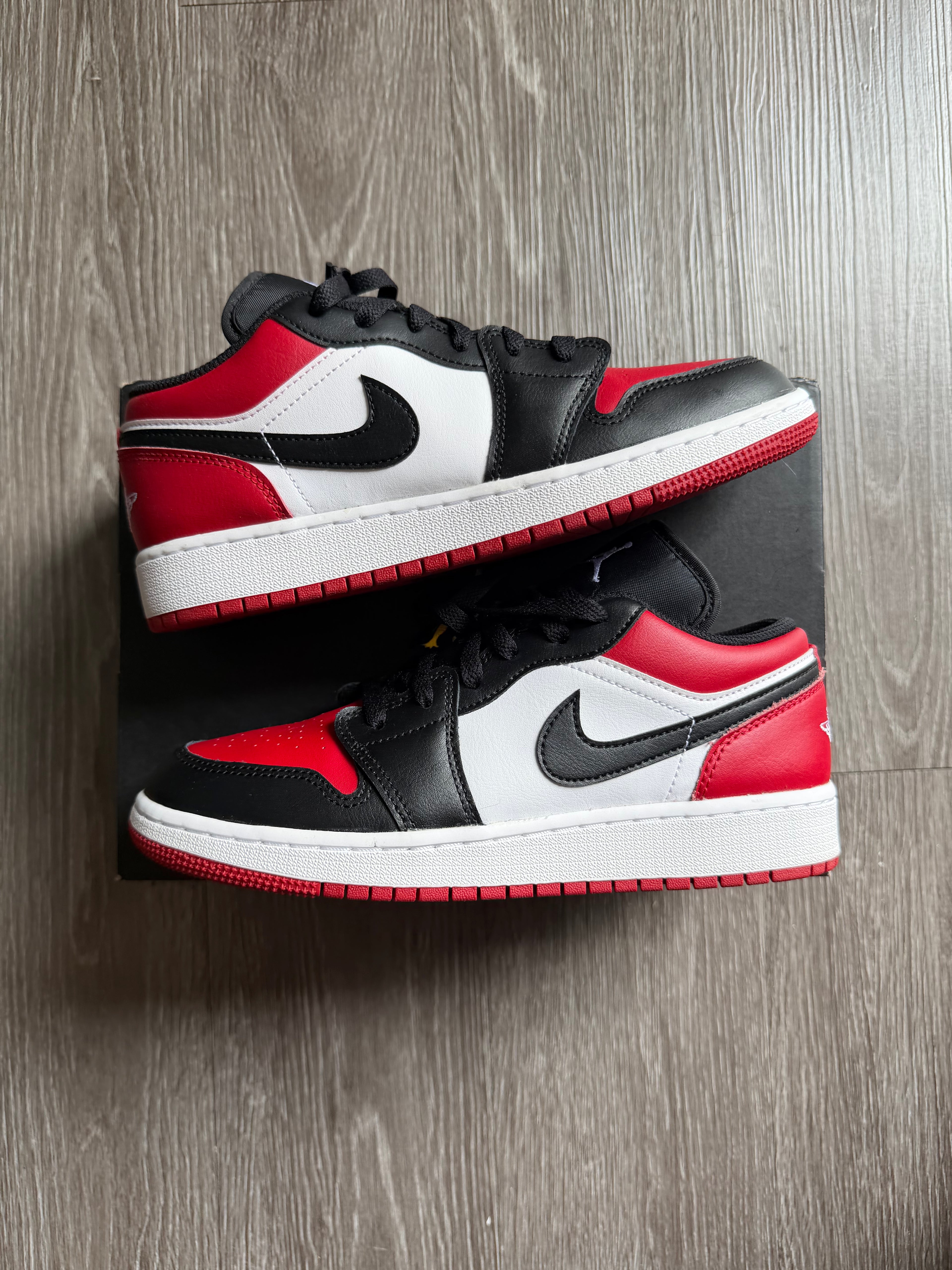 Jordan 1 Retro Low “Bred Toe”