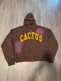 AZVA Crooked Cactus Zip Hoodie