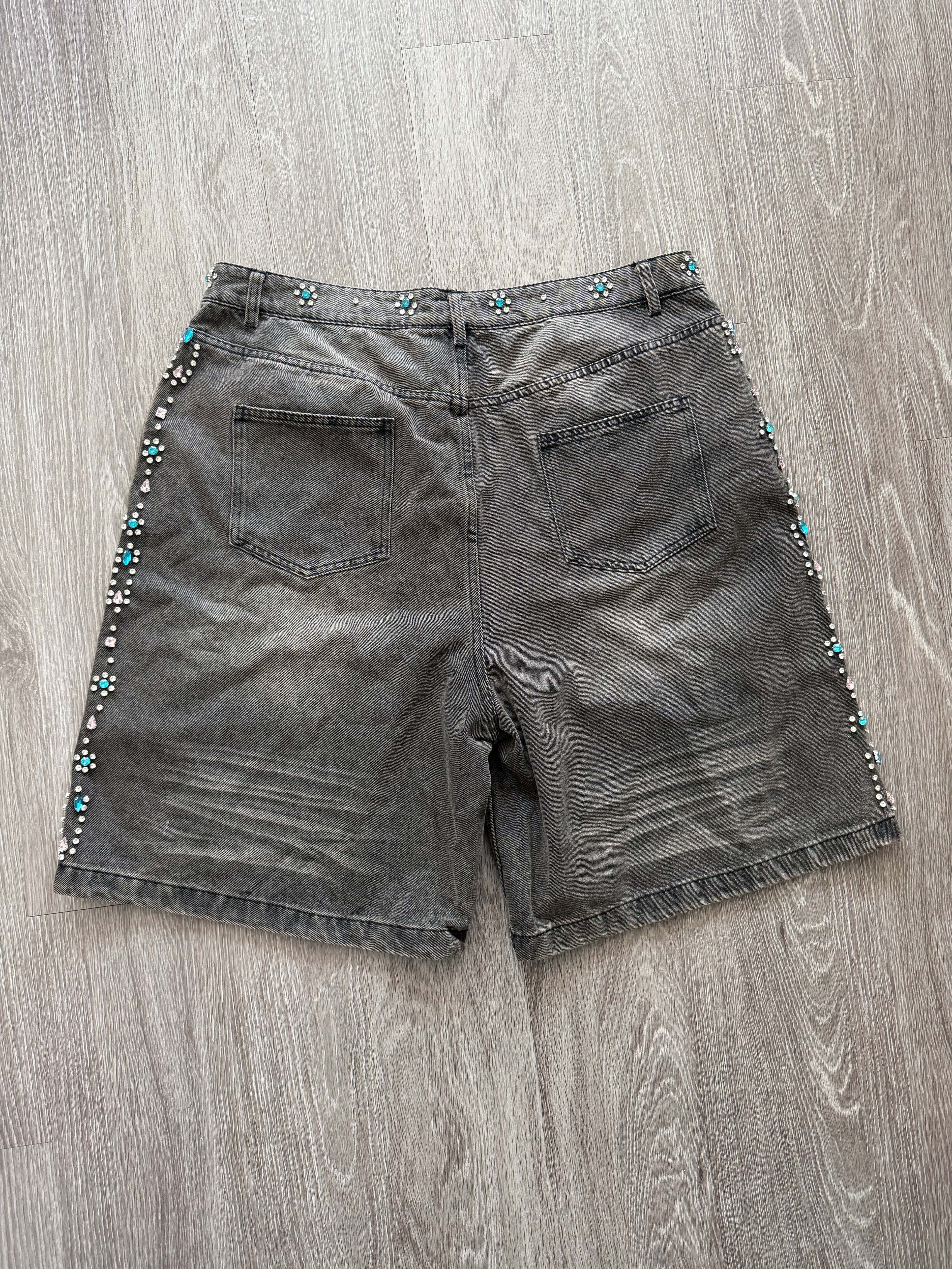 Vale Forever Candy Jorts “Black”