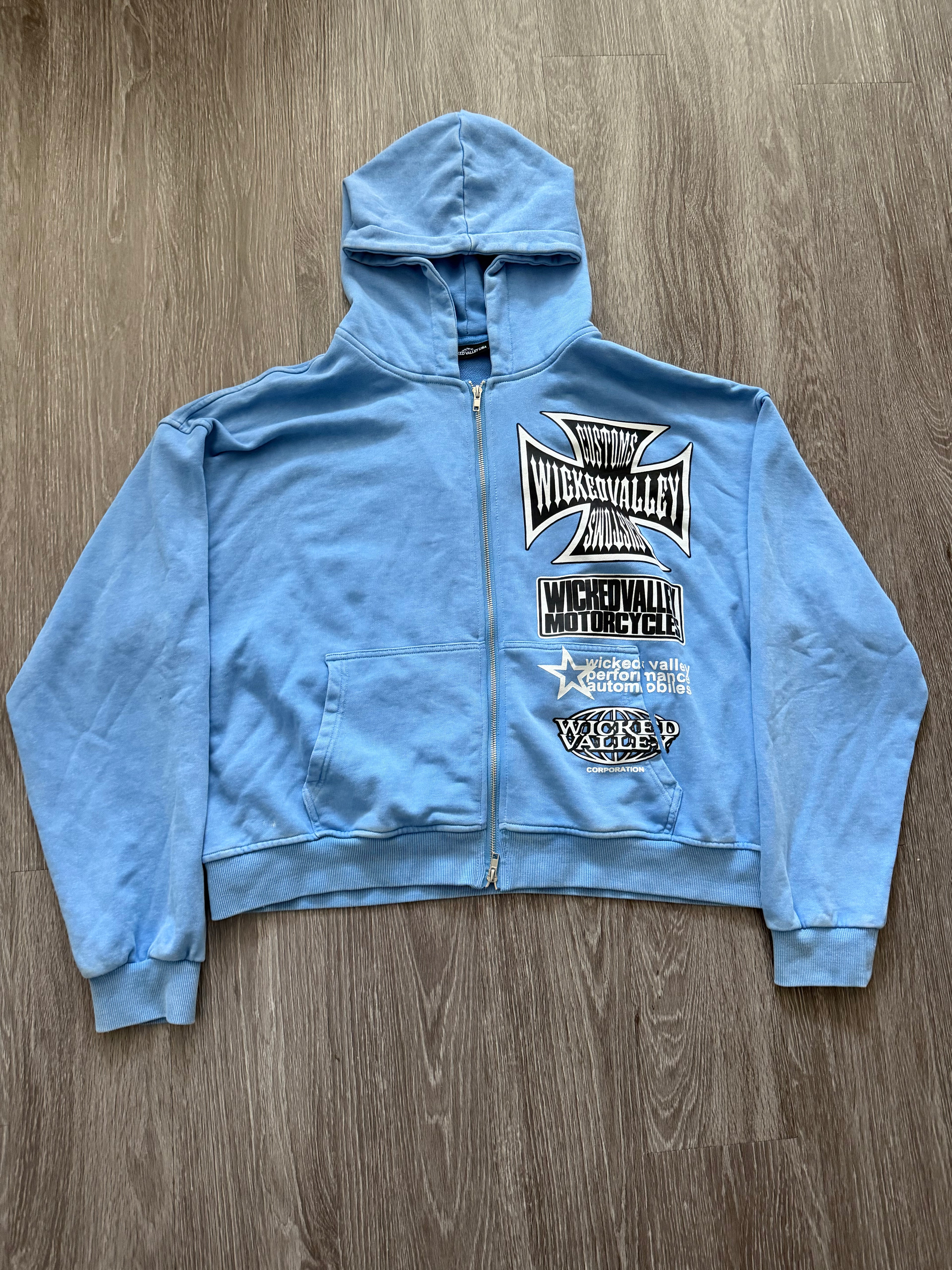 Wicked Valley USA Valley Mist Moto Zipup