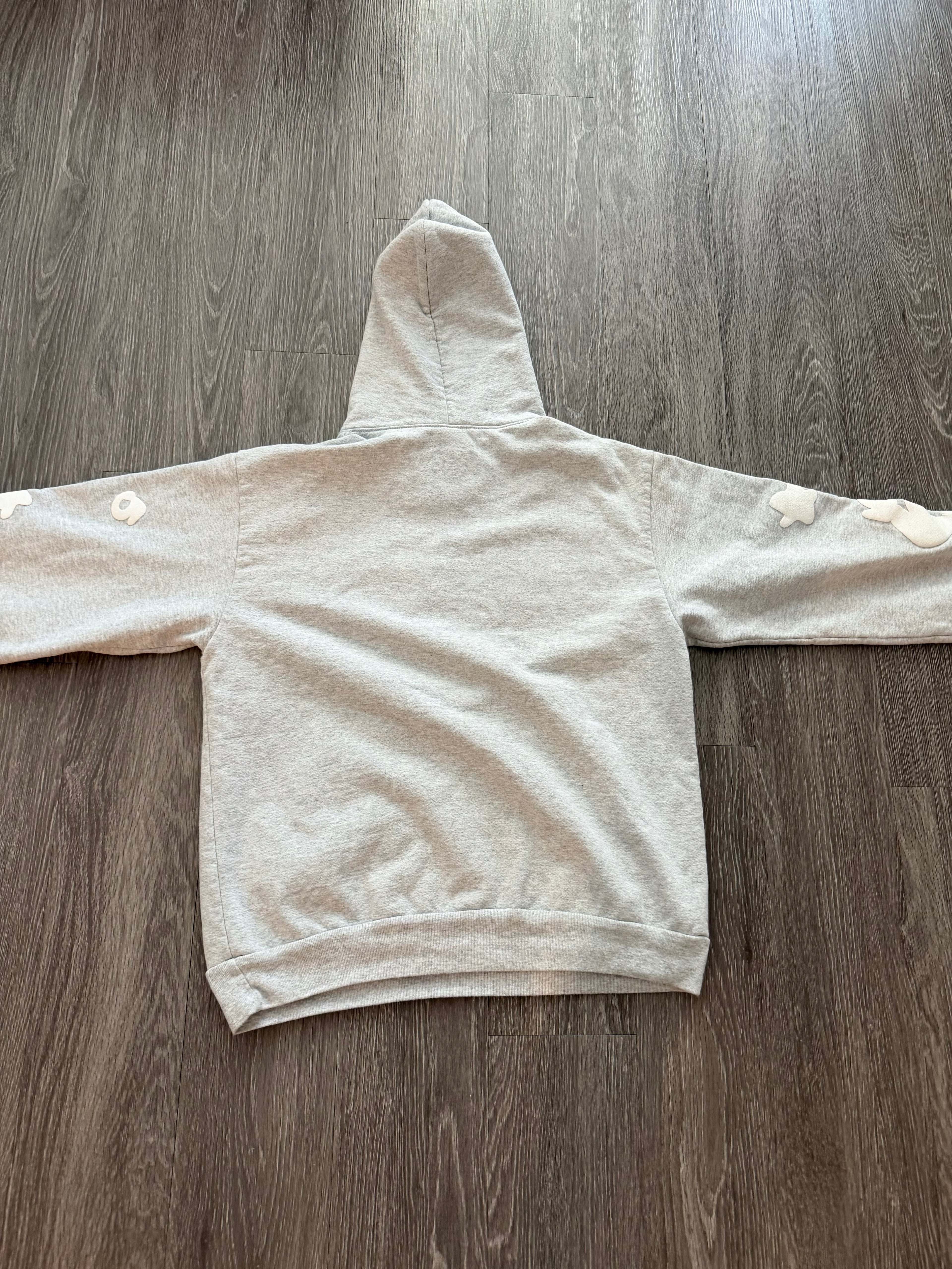Sp5der Beluga Hoodie “Heather Grey”