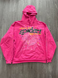 Sp5der P*NK V2 Hoodie “Pink”