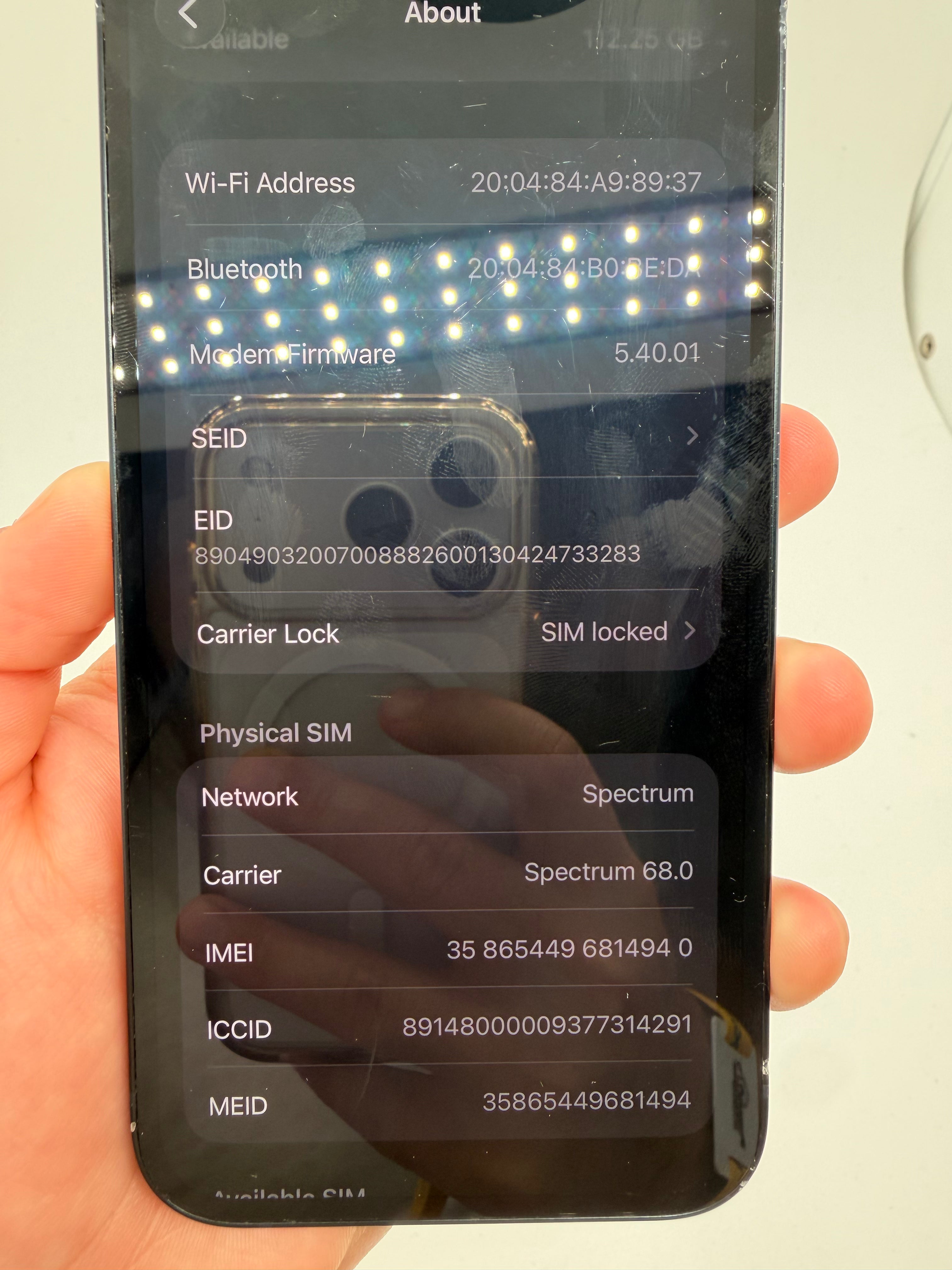 IPhone 13 Midnight Blue SIM LOCKED