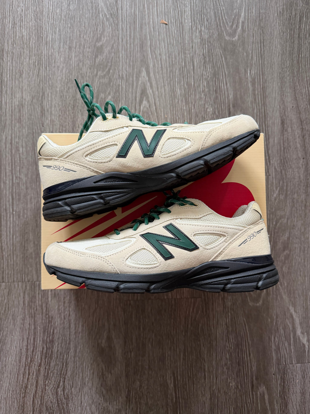 New Balance 990v4 “MiUSA Teddy Santis Macadamia Nut”