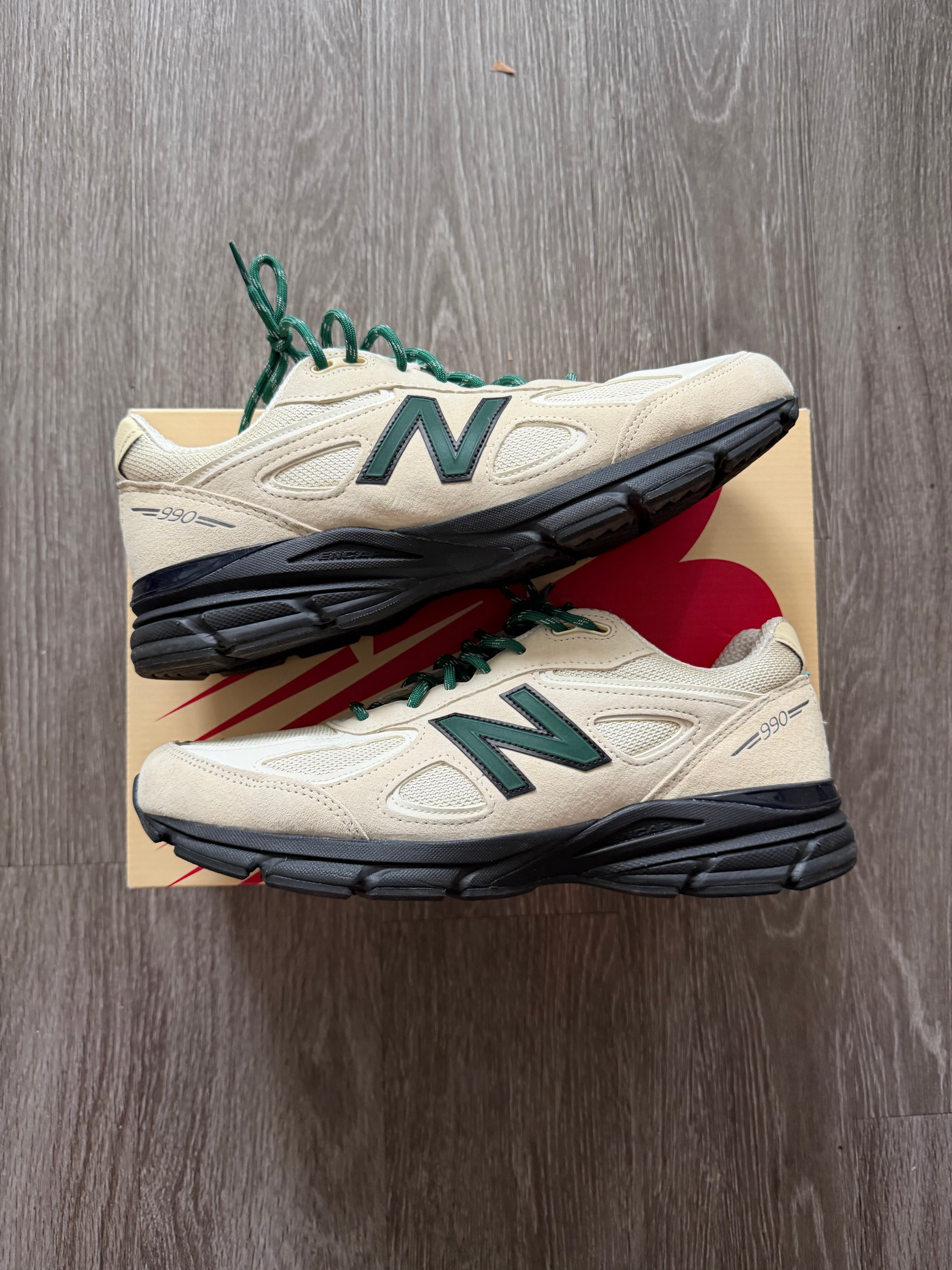 New Balance 990v4 “MiUSA Teddy Santis Macadamia Nut”