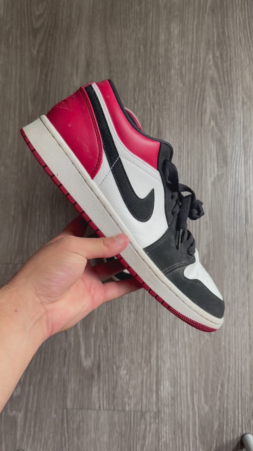 Jordan 1 Low “Black Toe” (2019)