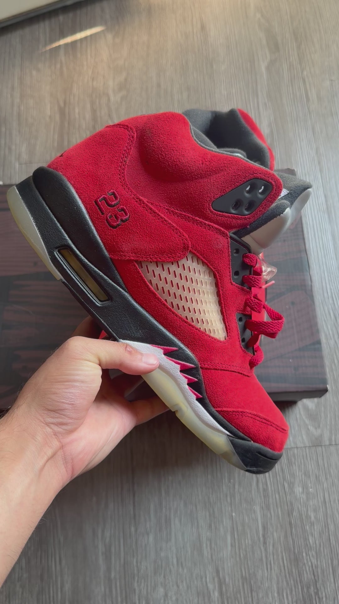 Jordan 5 Retro “Raging Bull Red” (2021)