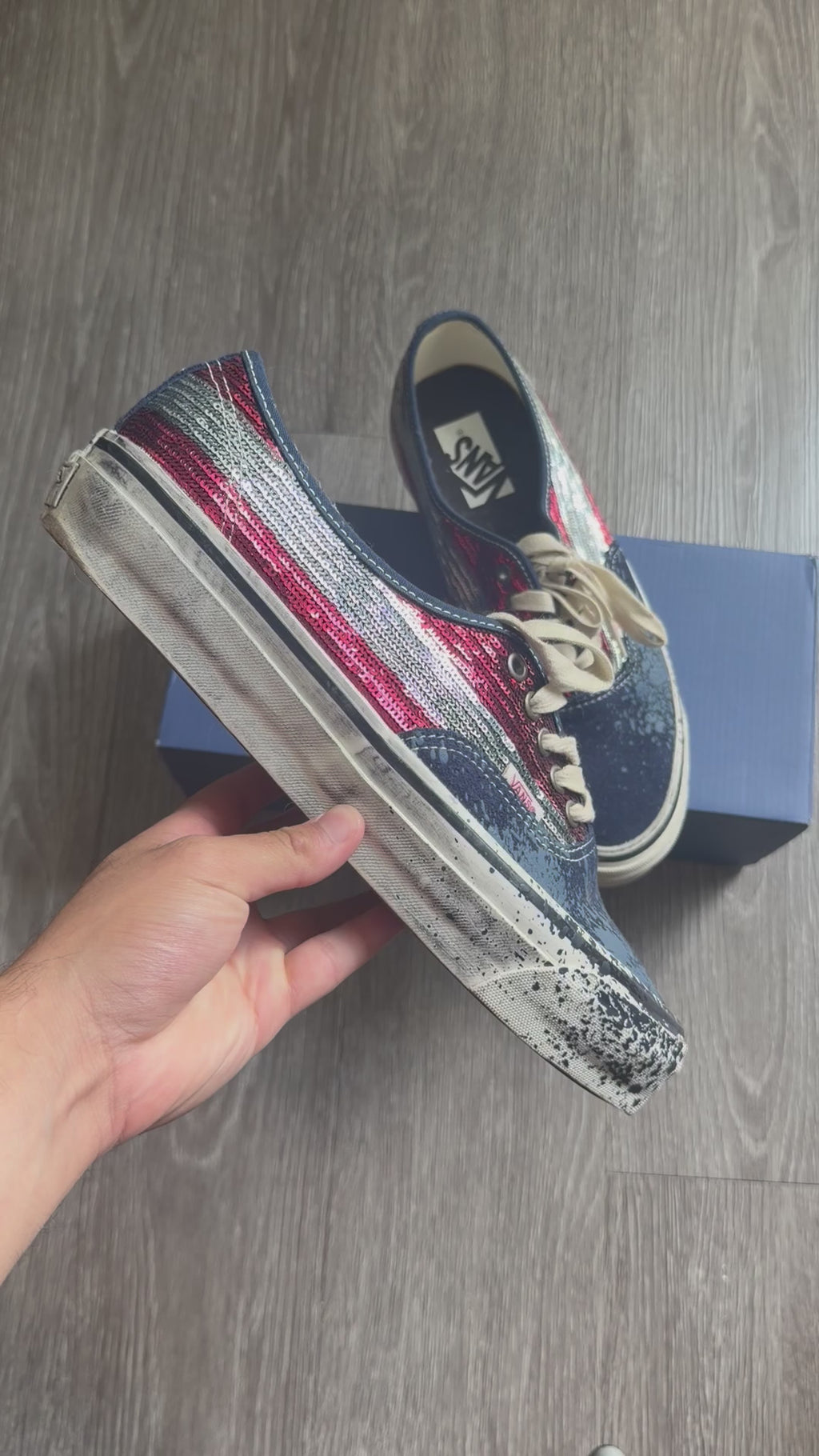 Vans Premium Authentic “La Habana Red Navy
