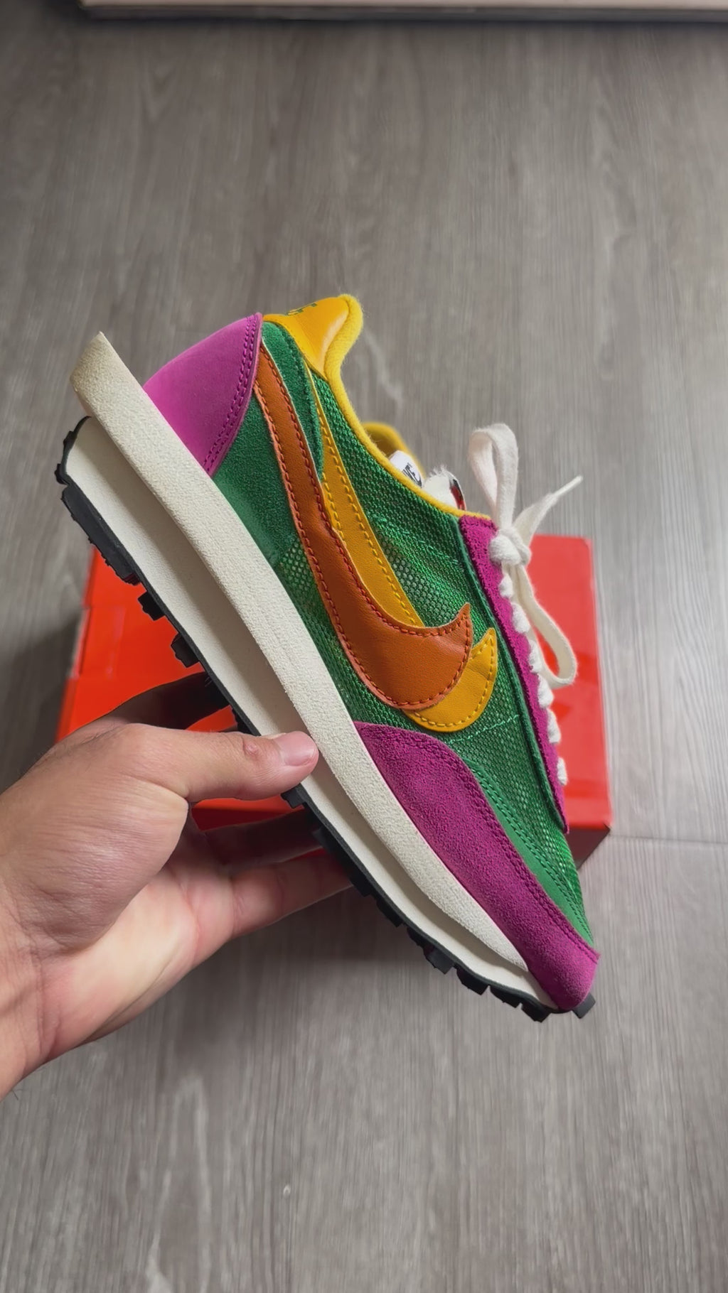Nike LD Waffle “sacai Pine Green”
