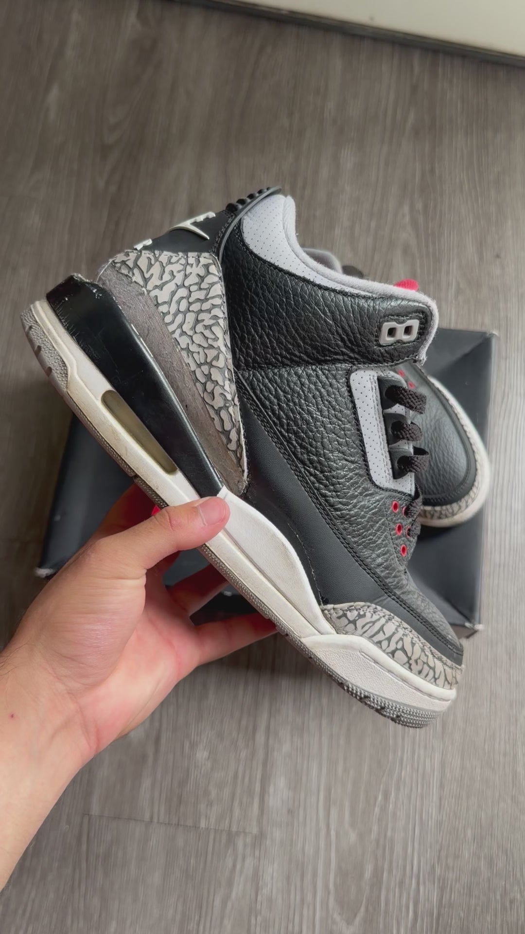 Jordan 3 Retro “Black Cement” (2018)