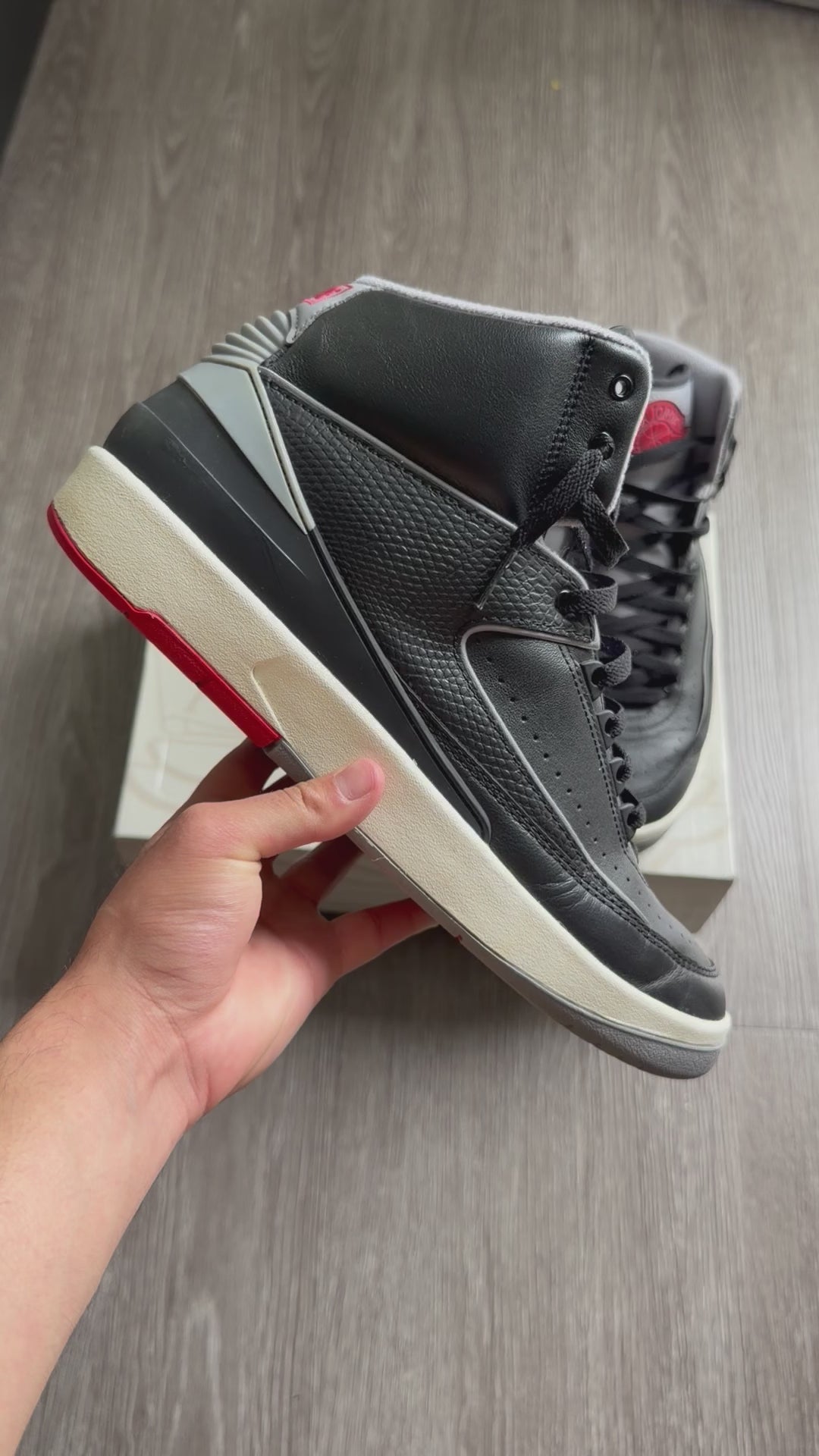 Jordan 2 Retro “Black Cement”